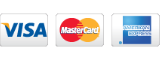 Visa, Mastercard, American Express